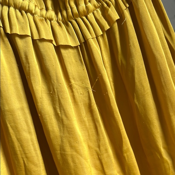 Banana Republic Petite 0 Elegant Golden Yellow Sleeveless Dress - Picture 4 of 4